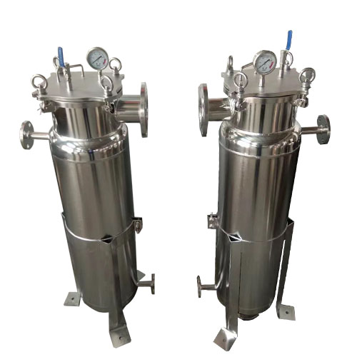 Stainless steel Jacket water bag filter housing